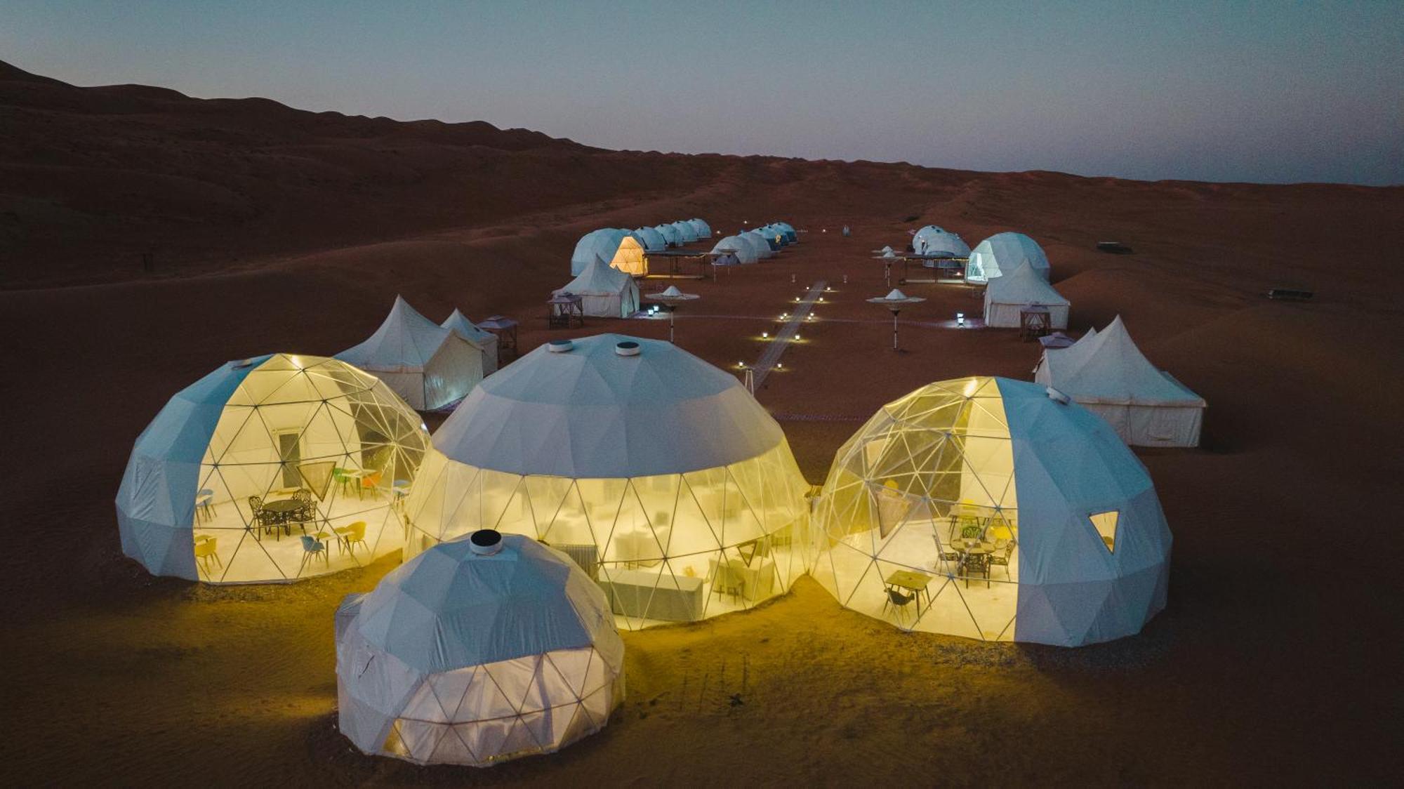 Luxury Desert Camp Oman Bidiyah Hotel Al Wasil Bagian luar foto